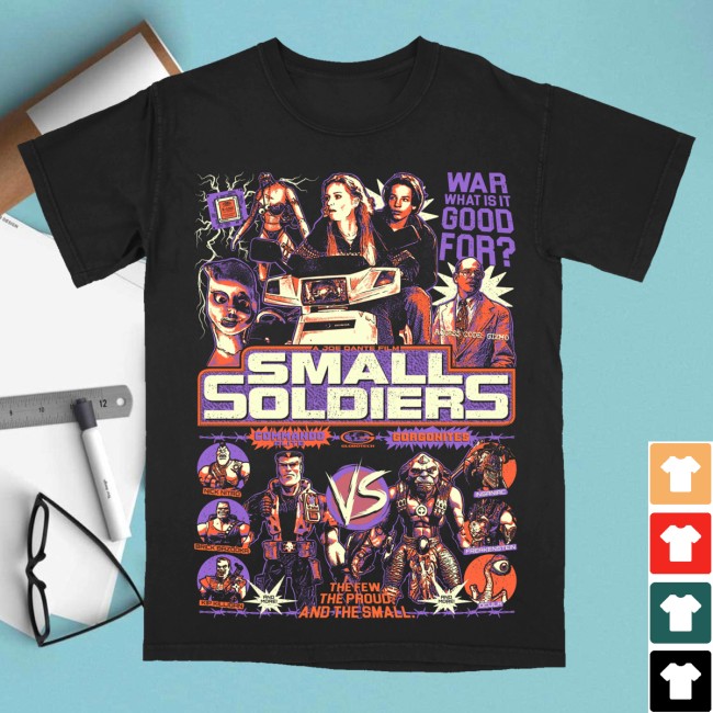 Halftone Horror Merch Store Small Soldiers Comfort Colors Tee