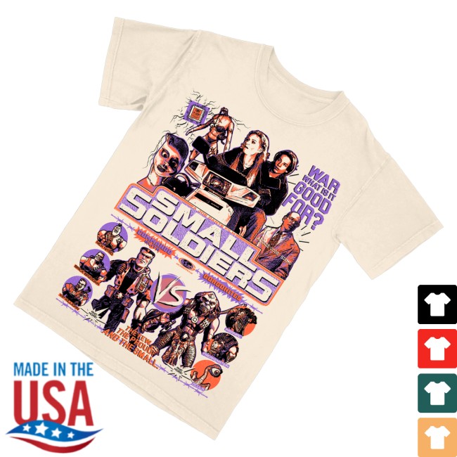 Halftone Horror Merch Store Small Soldiers Ivory Comfort Colors Tee 3 Halftone Horror Merch Store Small Soldiers Ivory Comfort Colors Tee