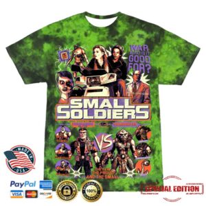 Halftone Horror Merch Store Small Soldiers Tie Dye Tee