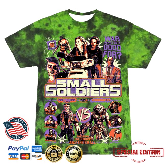 Halftone Horror Merch Store Small Soldiers Tie Dye Tee 2 Halftone Horror Merch Store Small Soldiers Tie Dye Tee