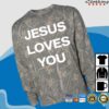 Hangovergang Official Merch Store Jesus Loves You Tree Camo Sweatshirt