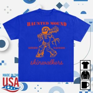 Haunted Mound Store Merch Skinwalkers Blue Tee