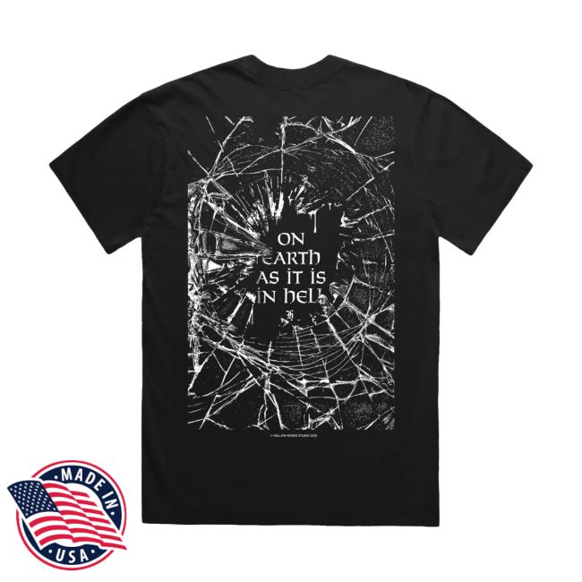 Hollow Bones Merch Store Shattered Ss Heavyweight T-Shirt Faded Black 4 Hollow Bones Merch Store Shattered Ss Heavyweight T-Shirt Faded Black