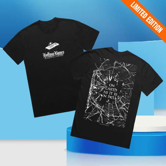 Hollow Bones Merch Store Shattered Ss Heavyweight T-Shirt Faded Black 5 Hollow Bones Merch Store Shattered Ss Heavyweight T-Shirt Faded Black
