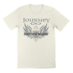Journey Music Merch Store Natural Don't Stop Believin' Tee