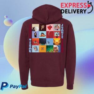 kenny Juanes Merch Store Juanesteban Burgundy Hoodiea