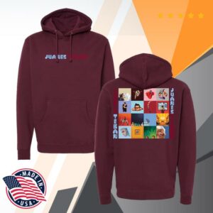 kenny Juanes Merch Store Juanesteban Burgundy Hoodieaa