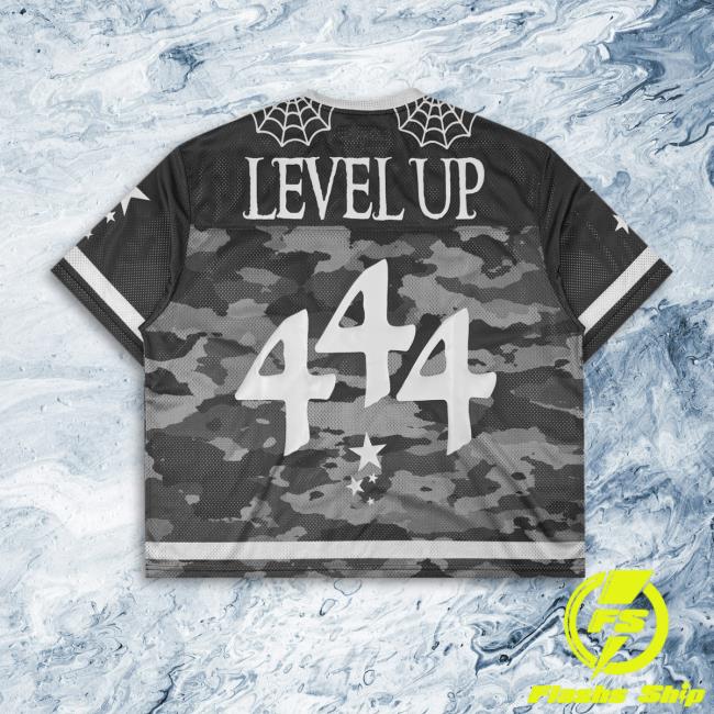 Level Up Merch Store Level Up Mesh Camo Football Jersey 4 Level Up Merch Store Level Up Mesh Camo Football Jersey