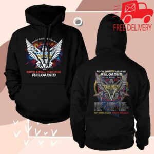 Official Triumph Merch Store 2026 Reloaded Tour Pullover Hoodie