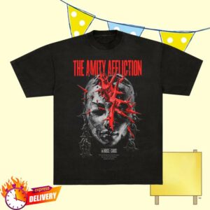 Pure Noise Records Merch Store The Amity Affliction Head Cover Black T-Shirt