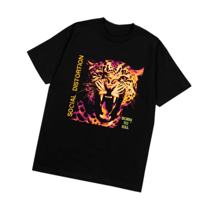 Social Distortion Merch Store Born To Kill Cover T-Shirt 3 Social Distortion Merch Store Born To Kill Cover T-Shirt