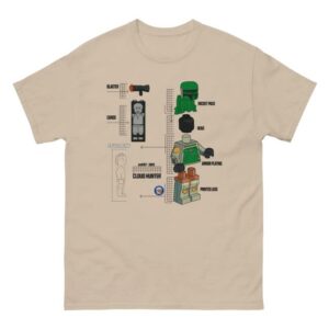 Studstache Shop Merch Store Cloud Hunter Breakdown T-Shirt