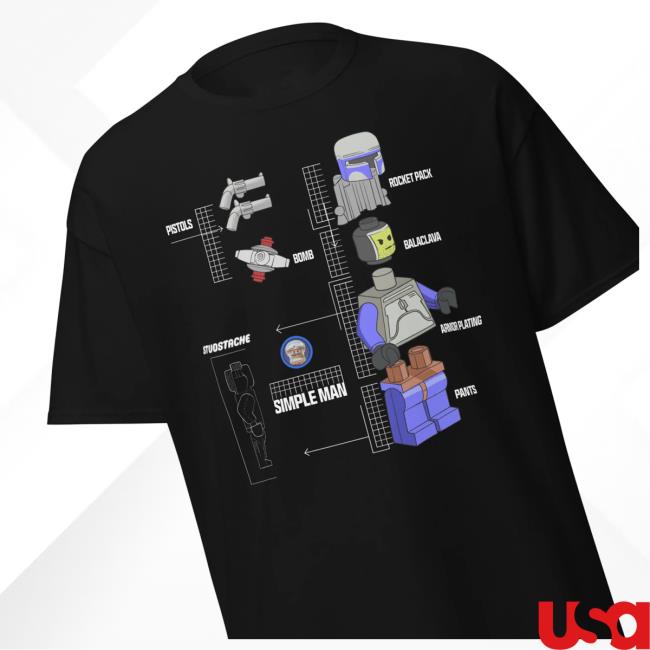 Studstache Shop Merch Store Simple Man Breakdown T-Shirt 5 Studstache Shop Merch Store Simple Man Breakdown T-Shirt