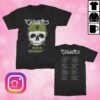 The Casualties Merch Store War Skull Tour Shirt