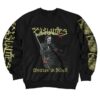 The Casualties Merch Store Written In Blood Crewneck Sweatshirt Black