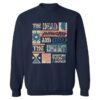 The Head And The Heart Merch Thath Navy Crewneck Aperture Tour Sweatshirt
