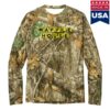Waffle House Merch Store Camo Long Sleeve Performance Tee