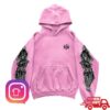 Warren Lotas Merch Store Three Reapers Hoodie Pink Grey