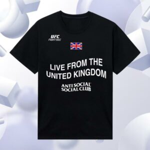 Antisocialsocialclub Merch Store Assc X Ufc Fight Night Tee Black