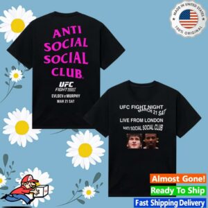 Antisocialsocialclub Merch Store Assc X Ufc Live Tee