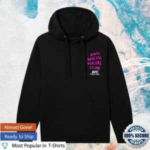 Antisocialsocialclub Merch Store Assc X Ufc Lock Out Hoodie Black