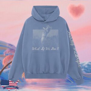 Ashley Mcbryde Merch Store Blue What If We Don't Hoodie
