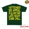 Baby Keem Merch Store Ca$Ino Sex Appeal Green Tee 1 Baby Keem Merch Store Ca$Ino Sex Appeal Green Tee