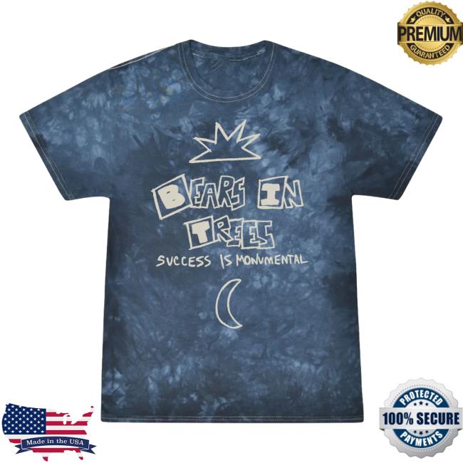 Bears In Trees Merch Store Monumental T-Shirt Crystal Navy