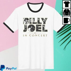Billy Joel Store Merch Admat Ringer Shirt