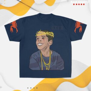 Blientele Merch Store Flygod 10 Yr Anniversary Tee Oversized Navy