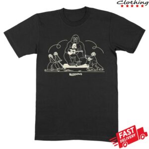 Blossoms Store Merch Gary Riser 2025 Official Tour T-Shirt Black
