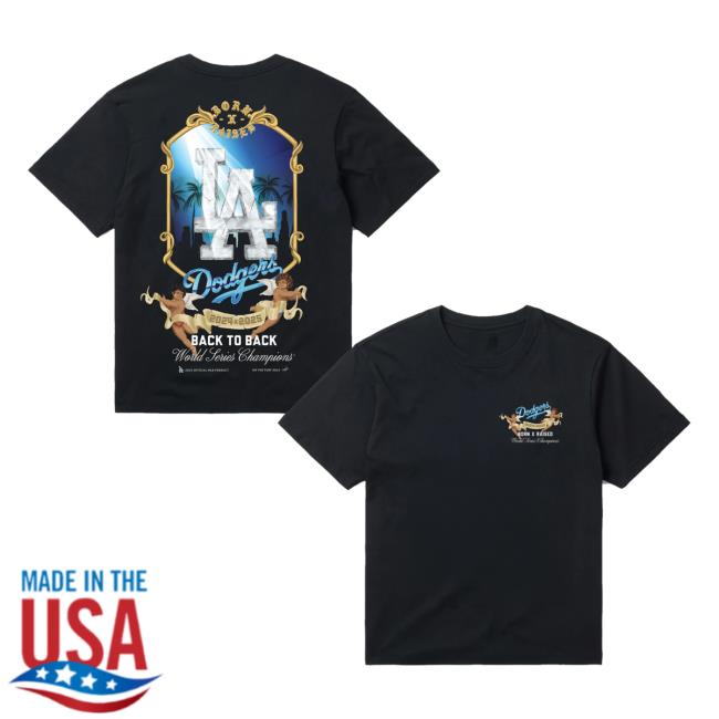 Born X Raised Merch Store Born X Raised Dodgers Ws Angel Tee Black 5 Born X Raised Merch Store Born X Raised Dodgers Ws Angel Tee Black