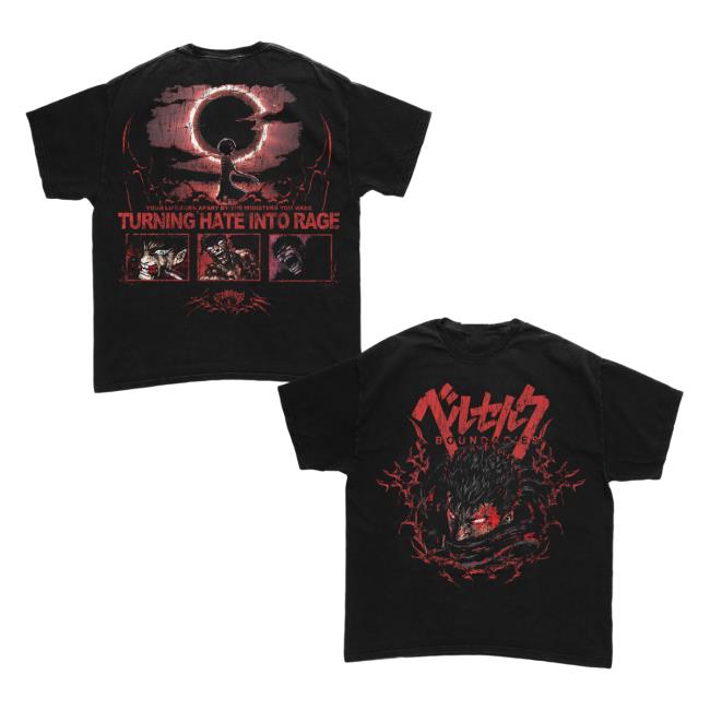 Boundaries Merch Store Berserk Tee 5 Boundaries Merch Store Berserk Tee