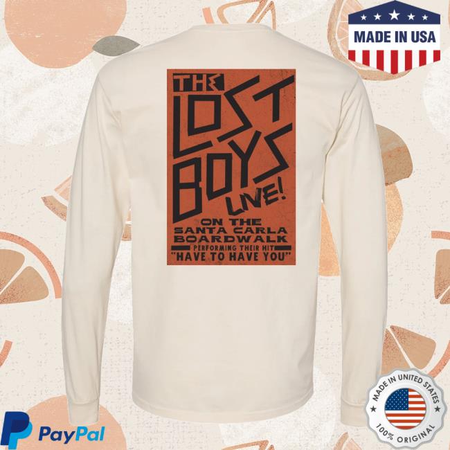 Broadway Merchandise Shop The Lost Boys Concert Long Sleeve Tee 4 Broadway Merchandise Shop The Lost Boys Concert Long Sleeve Tee