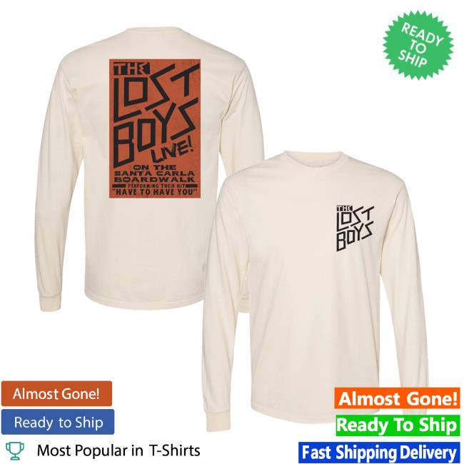 Broadway Merchandise Shop The Lost Boys Concert Long Sleeve Tee 5 Broadway Merchandise Shop The Lost Boys Concert Long Sleeve Tee