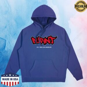 Burnt Company Merch Store Burnt Logo Hoodie Royal Blue