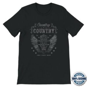 C2c Country To Country Merch Store London Angel Guitar 2026 Line Up Black T Shirt