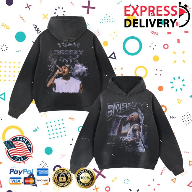 Chris Brown Merch Store Team Breezy Blindfold Hoodie 2 Chris Brown Merch Store Team Breezy Blindfold Hoodie