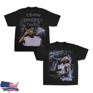 Chris Brown Merch Store Team Breezy Blindfold Ss T-Shirt