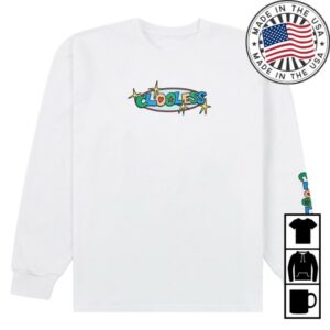 Clooless Store Merch Color Pop Long Sleeve Tee White