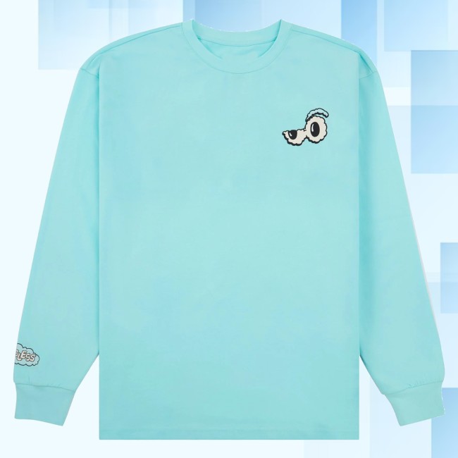 Clooless Store Merch Head In The Clouds Long Sleeve Tee Aqua 3 Clooless Store Merch Head In The Clouds Long Sleeve Tee Aqua