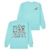 Clooless Store Merch Head In The Clouds Long Sleeve Tee Aqua 2 Clooless Store Merch Head In The Clouds Long Sleeve Tee Aqua