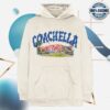 Coachella Store Merch Coachella Pastels 2026 Lineup Hoodie