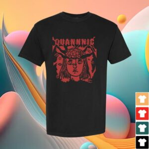 Deadair Merch Store Brain Black Tee Red Print