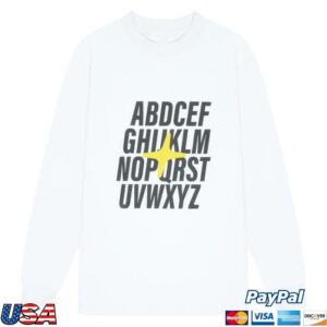 Drama Call Merch Store Alphabet Longsleeve Tee White