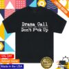 Drama Call Merch Store Thin-Line Tee Black