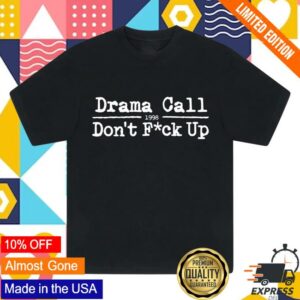 Drama Call Merch Store Thin-Line Tee Black