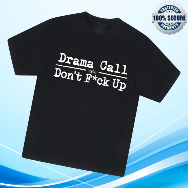 Drama Call Merch Store Thin-Line Tee Black