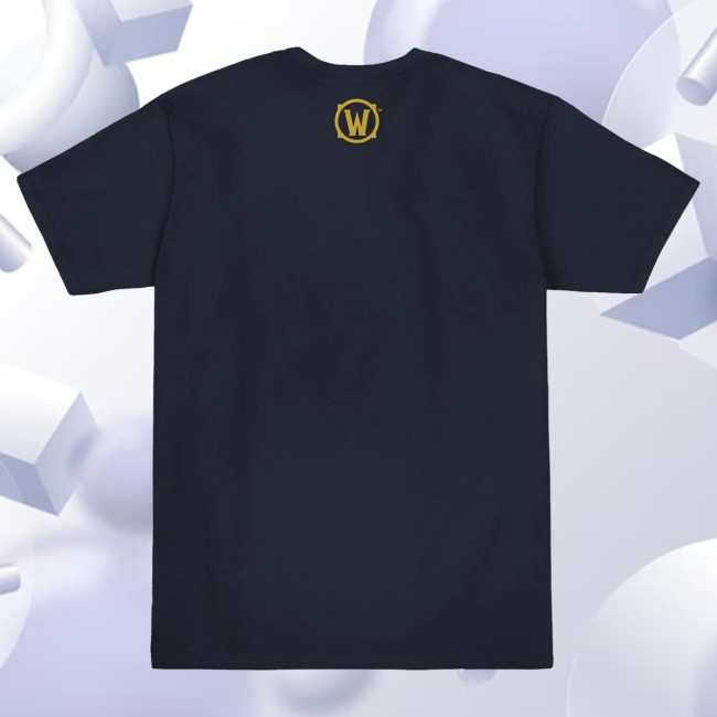 Gear Blizzard Merch World Of Warcraft Alliance Crest Blue T-Shirt 5 Gear Blizzard Merch World Of Warcraft Alliance Crest Blue T-Shirt