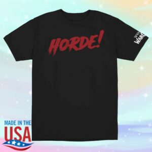 Gear Blizzard Merch World Of Warcraft Horde Banner Black T-Shirt